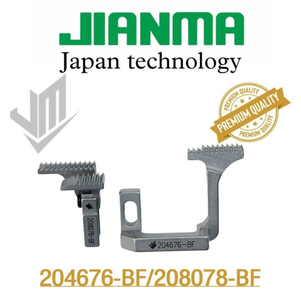 Jianma 204676-BF / 208078-BF Feed Dog Set – Industrial Sewing Machine Feed Dog and Driver