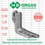 Right Side Compensating Presser Foot - Sizes 1/16 1/8 3/16 1/4